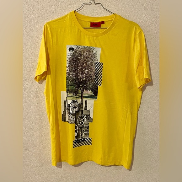 HUGO Men's Dulive222 T-Shirt - Classic White Tee, Size S - View #6